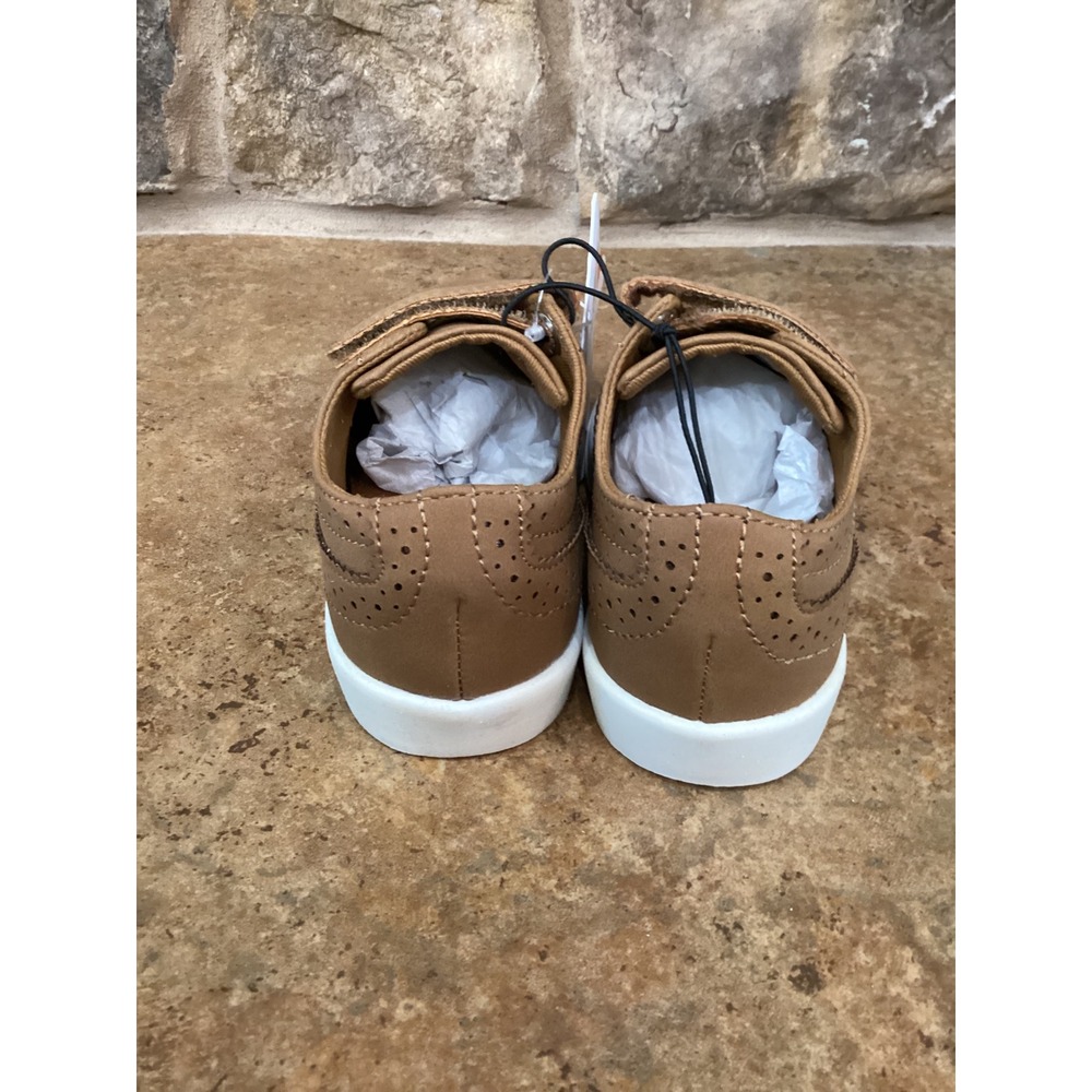 Wonder Nation Toddler Brown Oxford Sneaker Wingtip Brogue Shoes Size 8 New - Picture 3 of 6